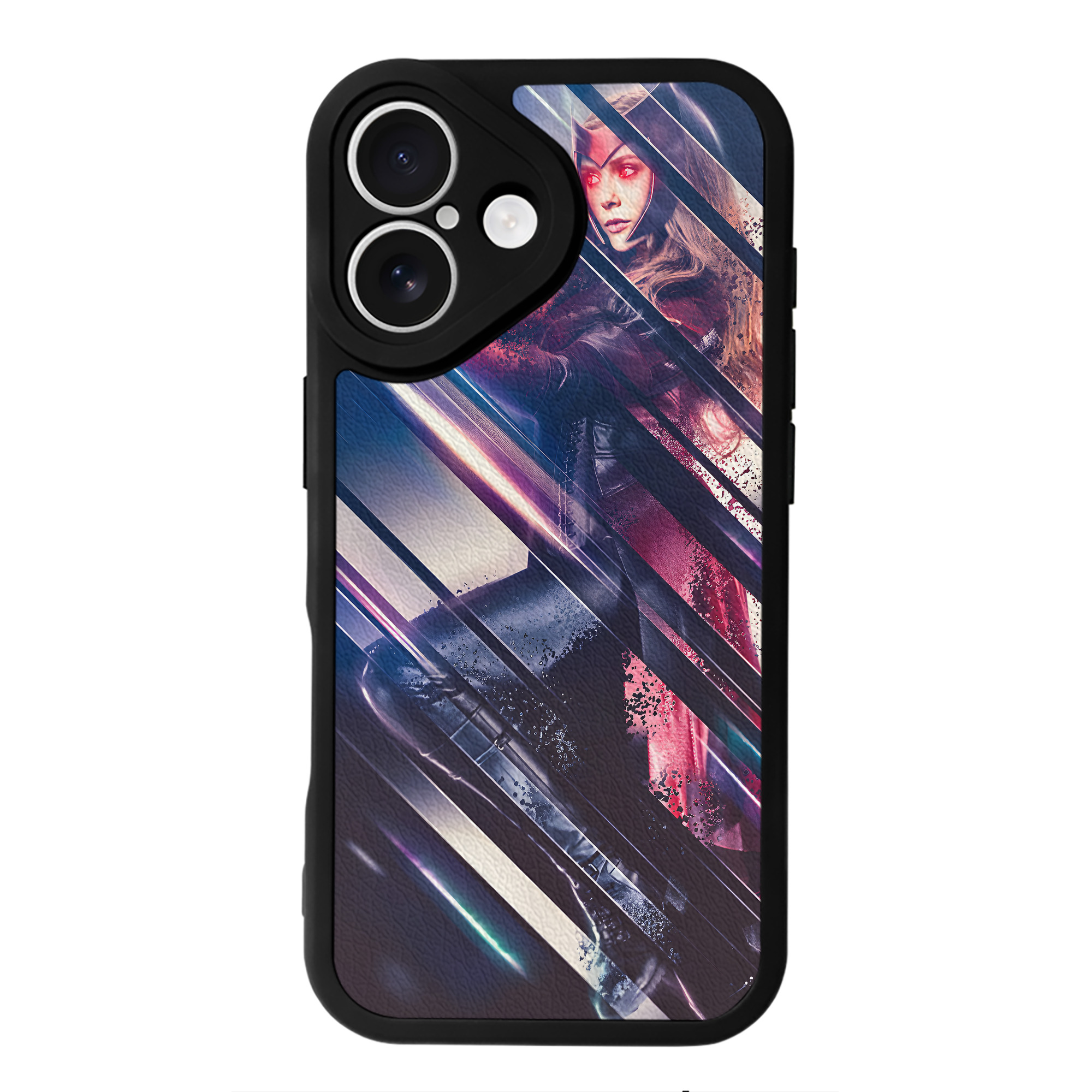 （画像用） アベンジャーズ The Avengers 【iPhone 16シリーズ対応】シリコンスマホケース（レザー調） 材質：シリコン